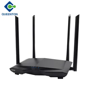 TENDA AC6 1200M de fibra óptica dedicado enrutador inalámbrico de doble banda Antenas Repetidor Wi-Fi APP Gestión remota