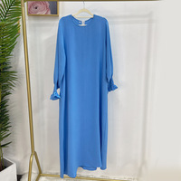 Robes Longues Décontractées Khimar Jilbab en Crêpe de Soie Glacée de Haute Qualité Ramadan 2025 – Nouvelle Abaya Tendance Femme Musulmane, Grande Vente