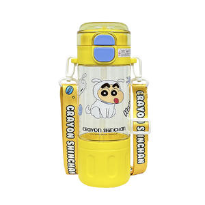 แก้วน้ำเด็ก Crayon Shinchan Tritan พร้อมสายสะพาย ขนาด 500 มล. รุ่นใหม่ ฤดูใบไม้ผลิ 2025 - Product Image 1
