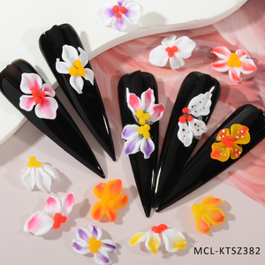 Flor <span class=keywords><strong>de</strong></span> primavera 30 uds/kit colorido Vietnam hecho a mano Nail Art resina encantos 3D diseño <span class=keywords><strong>uñas</strong></span> acrílico <span class=keywords><strong>flores</strong></span> - Product Image 3