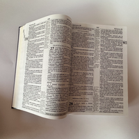 Produit d'impression de livre de papier et de carton direct d'usine de Sainte Bible à couverture rigide personnalisée de haute qualité