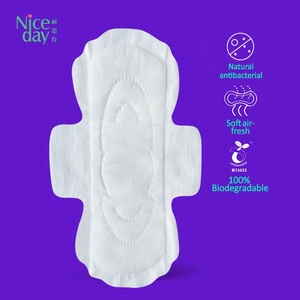 Compresas sanitarias de fibra de cáñamo ecológicas para mujeres, compresas de pulpa de pelusa de etiquetado privado - Product Image 2