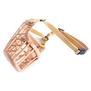 Cesta <span class=keywords><strong>de</strong></span> plástico ajustable transpirable <span class=keywords><strong>de</strong></span> Color <span class=keywords><strong>de</strong></span> <span class=keywords><strong>piel</strong></span> <span class=keywords><strong>de</strong></span> 7 tamaños, <span class=keywords><strong>bozal</strong></span> para perros, máscara antimordedura, malla para mascotas, cubre la boca, máscara para perros - Product Image 3