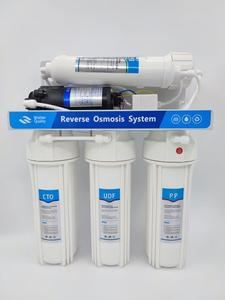 Ev Tipi 5 Aşamalı Kolay Kurulumlu Ters Ozmoz Su Filtre Sistemi, Mutfak Lavabo Dolapları için 0.0001μ<span class=keywords><strong>m</strong></span> Bakteri Filtrasyonu - Product Image 6