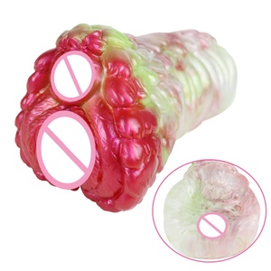 Copa de Masturbación Masculina de Doble Canal GEEBA All Access, Masturbador de Silicona Suave, Juguetes Sexuales Realistas con Vagina para Hombres, Entrenamiento de Pene - Product Image 2