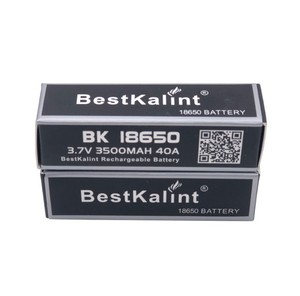 Batterie Bestkalint 3500mAh 40A 3.7V IMR 18650 à décharge élevée, sommet plat, lithium pour ordinateur portable et jeux, en stock ! - Product Image 4
