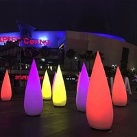 Ballon de décoration de fête de carnaval pas cher en stock, arche gonflable à LED, tailles personnalisables, imperméable, réutilisable