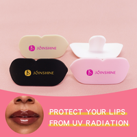 Protecteur de lèvres en silicone, protection UV, coussinet réutilisable pour le bronzage au solarium, empêche la dissolution du filler et des lèvres sèches, logo personnalisé