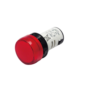 3SB6213-6AA20-1AA0 ไฟแสดงสถานะแบบรวม, 22 มม., พลาสติกทรงกลม, LED ในตัว, 24V AC/DC, สีแดง - Product Image 1
