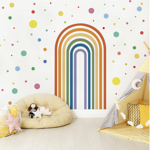 Vinilos Decorativos de Pared de PVC Estilo Nórdico, Adhesivos Removibles con Forma de Arco, Regalo para Bebés, Adhesivo de Pared con Forma de Arco - Product Image 3