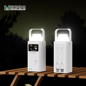 Batterie externe portable pour chantier extérieur 30000mAh LiFePO4 22.5W Charge rapide Étanche Lampe torche LED Type-C - Product Image 5