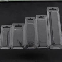 Boîte pliable multi-tailles en PVC transparent pour emballage sous blister, support en plastique pour leurres de pêche et appâts