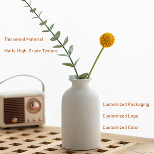 Commercio all'ingrosso nordico stile minimalista puro <span class=keywords><strong>vaso</strong></span> bianco essiccato decorazione da tavolo decorazione da tavolo <span class=keywords><strong>vaso</strong></span> <span class=keywords><strong>in</strong></span> ceramica - Product Image 2