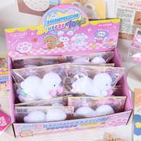 Jouet Balle à Presser Capybara Mignon en TPR EVA, Nouveauté Anti-Stress pour Garçons et Filles, Forme Bulle Musicale, Fonction Sensorielle