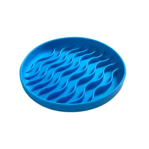 Moderna ciotola per cani da compagnia in Silicone tappetino per leccare mangiare lentamente Stop Gulping Take It Easy lavabile in lavastoviglie alimentatore lento ciotola per mangiatoia per Puzzle per cani