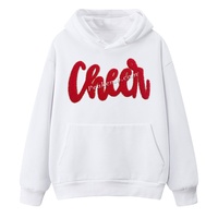 La conception colorée de patchs brodés de paillettes de Cheer Fashion peut être personnalisée