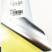 Label QR Code Tahan Suhu Tinggi dengan Data Variabel Nomor Seri, Cetak Stiker Vinyl PET Perak Doff untuk Pencetakan Label