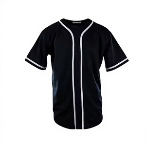 Uniforme de baseball pour homme, maillot noir, pantalon gris, 100% polyester, évacuation de l'humidité, manches courtes, coupe régulière, grande taille, devant entièrement imprimé - Product Image 3