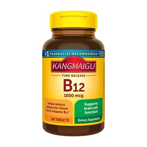 Grosir suplemen kesehatan OEM kompleks Vitamin B Vitamin B 12 tablet suplemen diet Vitamin B 12 tablet