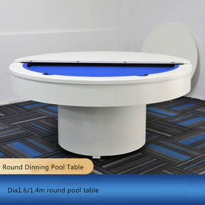 Mesa redonda luxuosa moderna de 7ft 8ft 9ft, mesa de piscina britânica com parte superior de jantar - Product Image 3