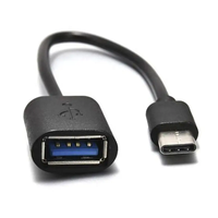 Adaptateur USB C Type C vers USB 2.0 USB A mâle vers femelle de haute qualité, gaine en PVC, vente en gros, adaptateur de câble OTG pour imprimante et clé USB