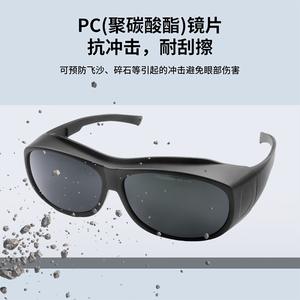 Lunettes de sécurité laser 200-2000nm, monture noire, 10% de transmission, lunettes de protection contre les rayonnements lumineux - Product Image 3