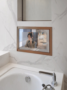 IP66 không thấm nước 15.6/19/22/27 inch gương TV cho phòng <span class=keywords><strong>t</strong></span>ắm vòi sen 1080p được xây dựng trong <span class=keywords><strong>Android</strong></span> 11.0 Wifi, phòng <span class=keywords><strong>t</strong></span>ắm TV thông minh TV - Product Image 4