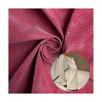 Factory Custom Elephant Pu Bonded Wildleder Leder Stoff Günstige Künstliche Synthetische Pu Leder Material Wildleder Hosen Stoff