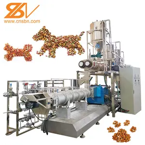 30 years factory 1-6ton/h dry wet pet dog food complete production line pets feed production processing equipment machine