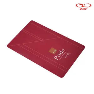 CR80 Plastic White Blank Printable PVC Access Control Card With Chip For Hotel Key Access Management