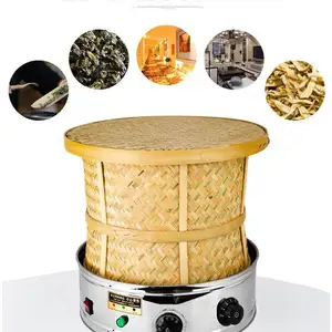 Çok fonksiyonlu küçük sebze çay bitkisel kuru mallar kavurma makinesi tütsü makinesi kurutma makinesi