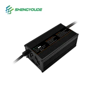 6A 7A 8A 15A Battery Charger Fast Smart Lead Acid Lithium Battery Chargers For 12V 24V 48V 60V 72V Electric Motor