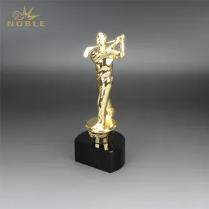 Noble New Popular Best seller Metal Golf Man Male Figurine Award Sports Golf Trophy