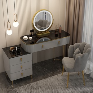 Coiffeuse de Rangement Moderne Simple pour Petite Chambre Familiale, Sensation Luxe Léger - Product Image 5