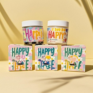 Cosmetic Skincare Packaging Black Amber Pink PET Plastic Body Butter Container Cream Jar 50ml 100ml 120ml 4oz 150 200 Paper Box - Product Image 1