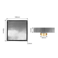 Drain Lantai Shower Desain Modern Persegi dari Baja Tahan Karat 304 Grosir Pabrik, Drain Shower Baja Tahan Karat 304