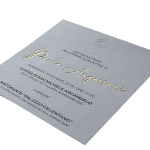 Biglietto di Auguri Aziendale Personalizzato con Logo in Lamina d'Oro, Stampa Fronte-Retro, Cartolina Promozionale Aziendale, Biglietto di Ringraziamento - Product Image 1