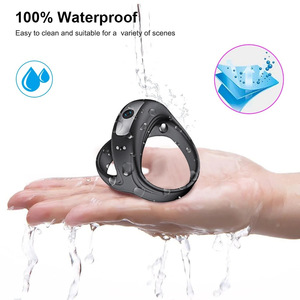 Anillo Vibrador para Pene, 10 Frecuencias, Doble Bucle, Silicona, Retrasa <span class=keywords><strong>la</strong></span> Eyaculación, Carga Magnética, Resistente al Agua IPX6, Juguete Sexual para Hombres Adultos - Product Image 2