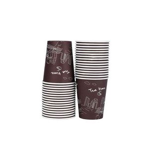 Gobelets à café jetables personnalisés, qualité alimentaire, haute densité, revêtement écologique à base d'eau, pour boissons chaudes, simple paroi, 6oz 8oz 10oz - Product Image 1