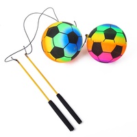 Pelota de Fitness de Plástico con Efecto Arcoíris, Juguete Inflable para Niños y Adolescentes, para Ejercicios de Fortalecimiento de Hombros al Aire Libre, Cuadrada