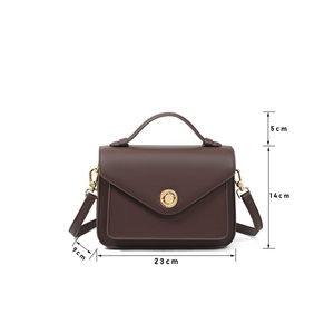 new fashionable women's shoulder <b>bag</b> genuine <b>leather</b> high-end ladies' <b>messenger</b> hand <b>bag</b> commuting <b>bag</b> for women versatile - Product Image 6