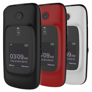 Teléfono Móvil Flip Pequeño de Doble Pantalla, Teléfono Celular 2G de Bajo Precio para Personas Mayores con Botón SOS - Product Image 3