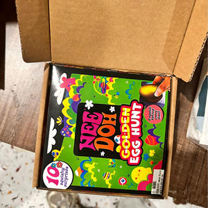 Nouveau produit NeeDoh Golden Egg Treasure Hunt Game - Jouet gyroscopique pour enfants, boîte de <span class=keywords><strong>jeu</strong></span> de Pâques, jouet sensoriel anti-stress à presser - Product Image 3