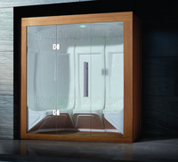 Sauna humide acrylique extérieur et intérieur hammam 6 personnes grande taille couleur blanche firbeglass turc hammam cabinice bain lounge