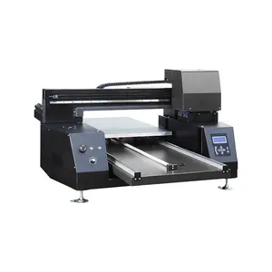 A1 Maat 6090 Cm Dual Printkop Uv Flatbed Printer Keramische Plaat Drukmachine Uv Printer Voor Keramische Tegels
