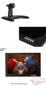 <span class=keywords><strong>Monitor</strong></span> LCD de 10 pulgadas 1280X800, <span class=keywords><strong>monitor</strong></span> CCTV con entrada BNC, VGA, USB, AV, 2x2 - Product Image 3