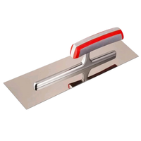 Truelle de finition pour béton en acier inoxydable de qualité supérieure, de qualité industrielle et pour le bricolage, 11,8 x 3,8 pouces, avec garantie d'un an pour toutes les travaux de construction