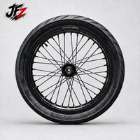 Kit de roues Supermoto 17 pouces pour Sur Ron Light Bee 2ème génération 2026, moyeu en aluminium CNC 100/80-17 130/70-17, pièce de mise à niveau pour vélo électrique