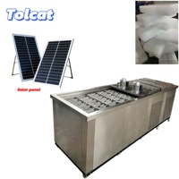 Machine à fabriquer des blocs de glace transparents de 2 tonnes, petit prix, avec panneau solaire en Allemagne et au Cameroun, haute performance