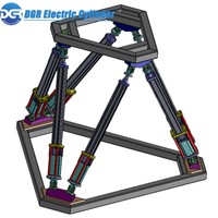 Actionneur linéaire électrique servo de haute précision pour simulateur de course de voiture de plate-forme de Simulation 6DOF Vr avec carte de contrôle de mouvement